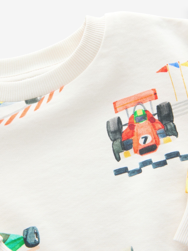 Ecru/Off White mit Automotiv - Sweatshirt mit durchgehendem Print und Rundhalsausschnitt (3M.–7 J.) - Bild 4 von 4 Ecru/Off White mit Automotiv - Sweatshirt mit durchgehendem Print und Rundhalsausschnitt (3M.–7 J.) - Bild 4 von 4