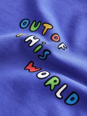Blue Space All-Over Print Crew Neck Sweatshirt (3mths-7yrs) - Image 4 of 4