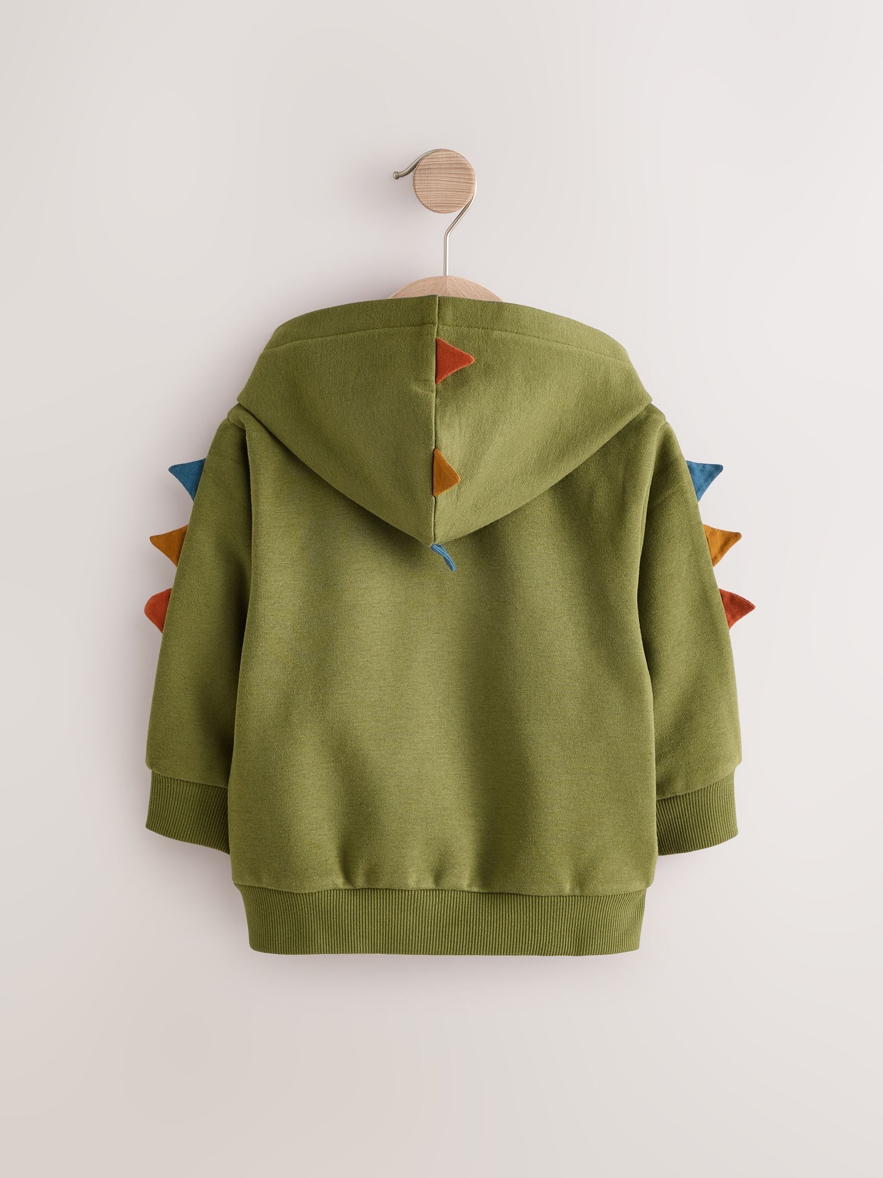 【受注生産品】 Character Dino Green Buy Zip (3mths-7yrs Hoodie Through トップス