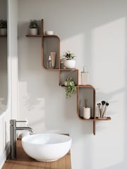 Umbra Light Walnut Montage Shelf - Image 1 of 5