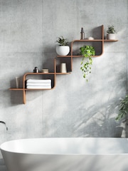 Umbra Light Walnut Montage Shelf - Image 2 of 5