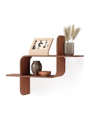 Umbra Light Walnut Montage Shelf - Image 6 of 6