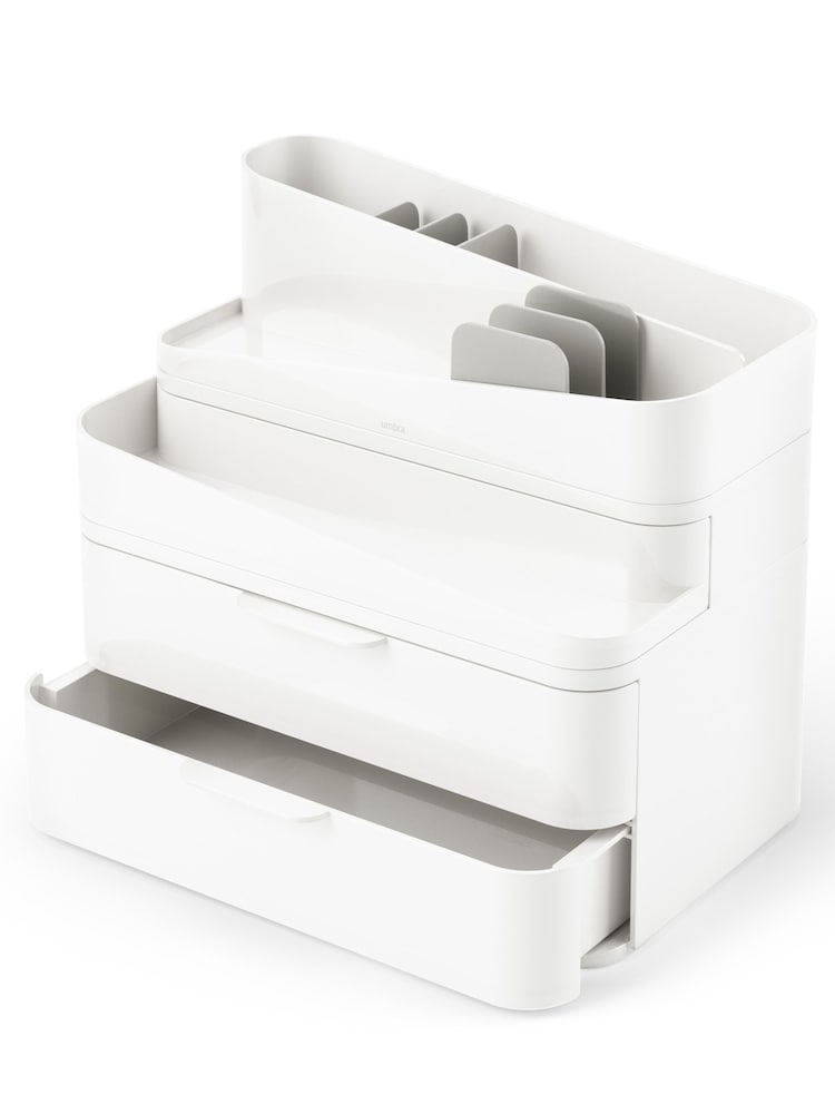 Umbra White/Grey Glam Large Organizer - Image 3 of 4