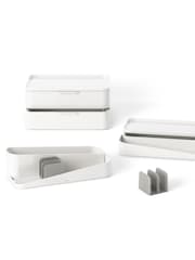 Umbra White/Grey Glam Large Organizer - Image 4 of 4