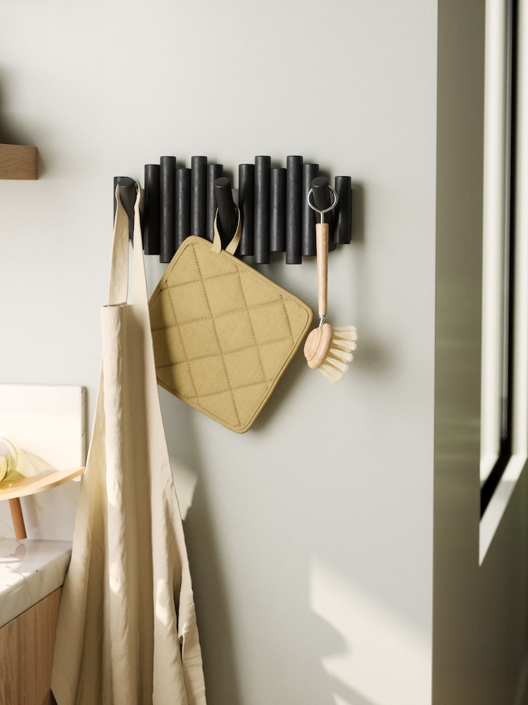 Umbra Black Picket Rail Wall Hook - Image 2 of 4
