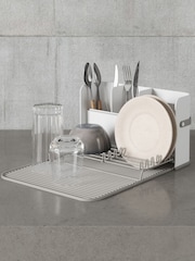 Umbra White Grey Sling Folding Dishrack - Image 2 of 5