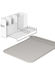Umbra White Grey Sling Folding Dishrack - Image 5 of 5