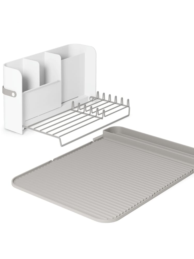 Umbra White Grey Sling Folding Dishrack - Image 5 of 5