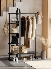 Umbra Black Bellwood Garment Rack - Image 1 of 4