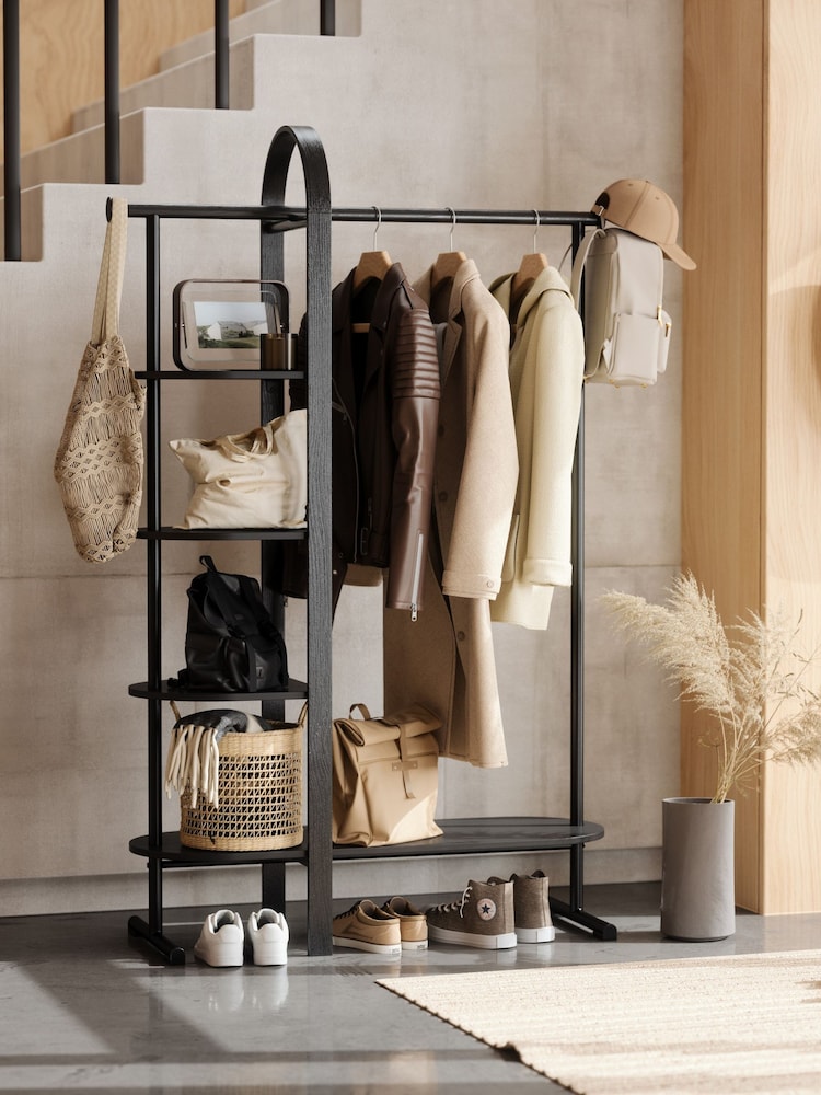 Umbra Black Bellwood Garment Rack - Image 1 of 4 Umbra Black Bellwood Garment Rack - Image 1 of 4
