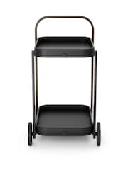 Umbra Black Walnut Bellwood Bar Serving Cart - Image 5 of 5