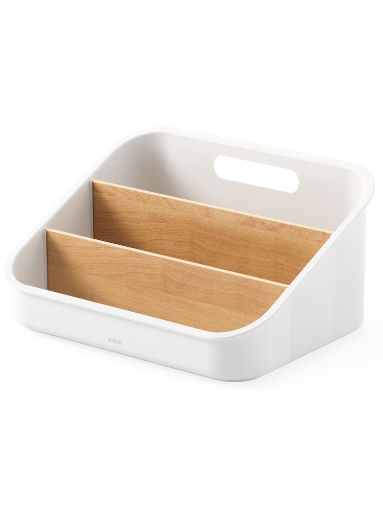 Umbra White Natural Bellwood Packet Organizer - Image 3 of 4