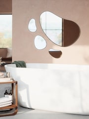 طقم من 3 مرايات بتصميم Hubba Pebble من Umbra - صورة 2 من 4