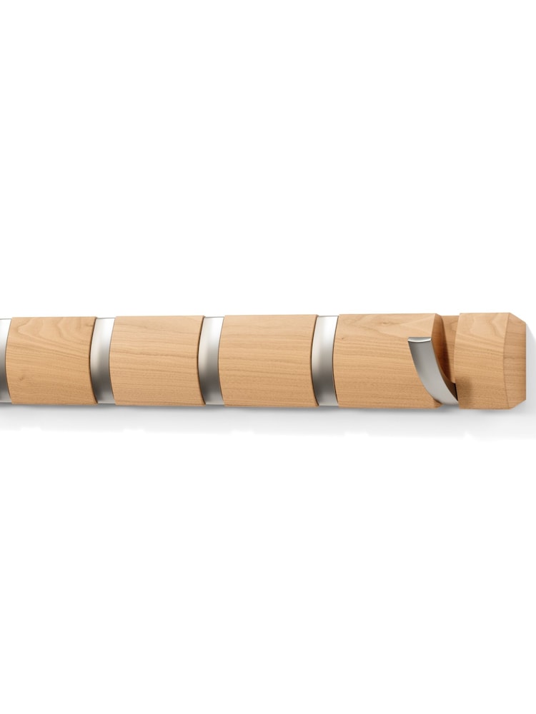 Umbra Natural Flip 5 Coat Hook - Image 4 of 4