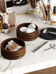 Umbra Black Walnut Tesora Wood Storage Box - Image 1 of 4