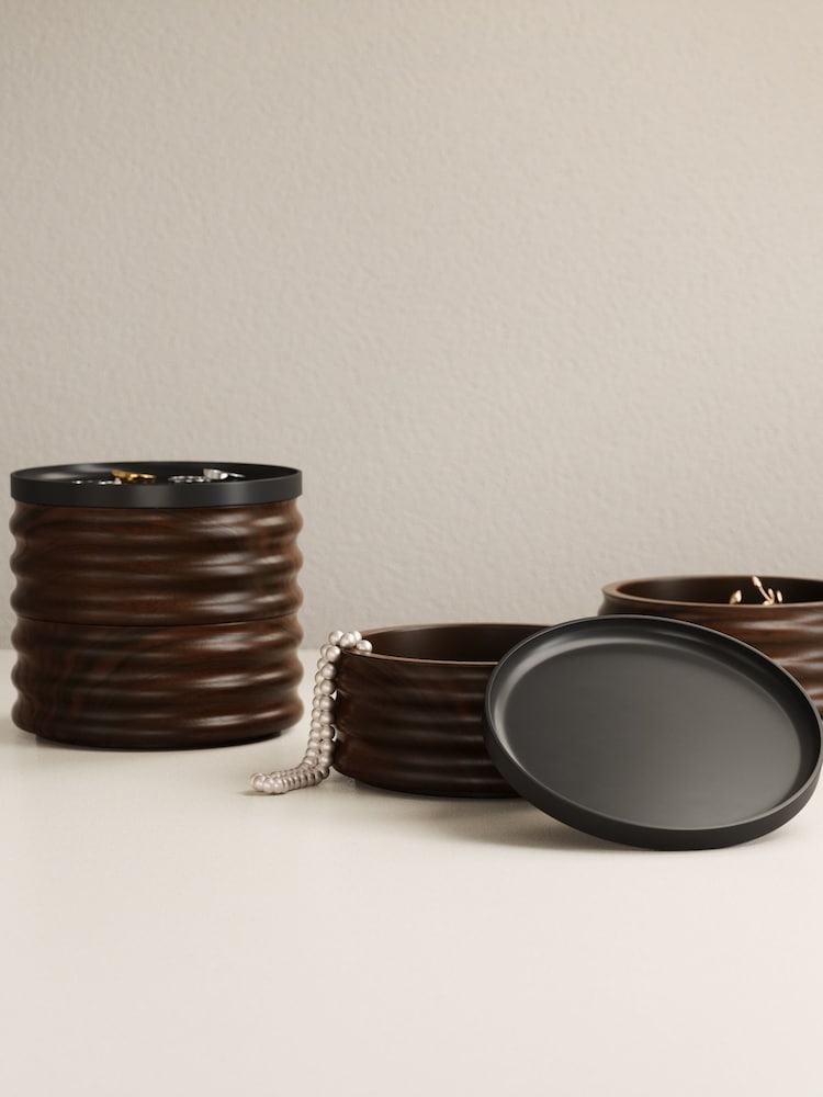 Umbra Black Walnut Tesora Wood Storage Box - Image 4 of 4