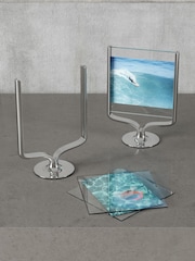 Umbra Chrome Wishbone Desk Photo Frame - Image 3 of 5