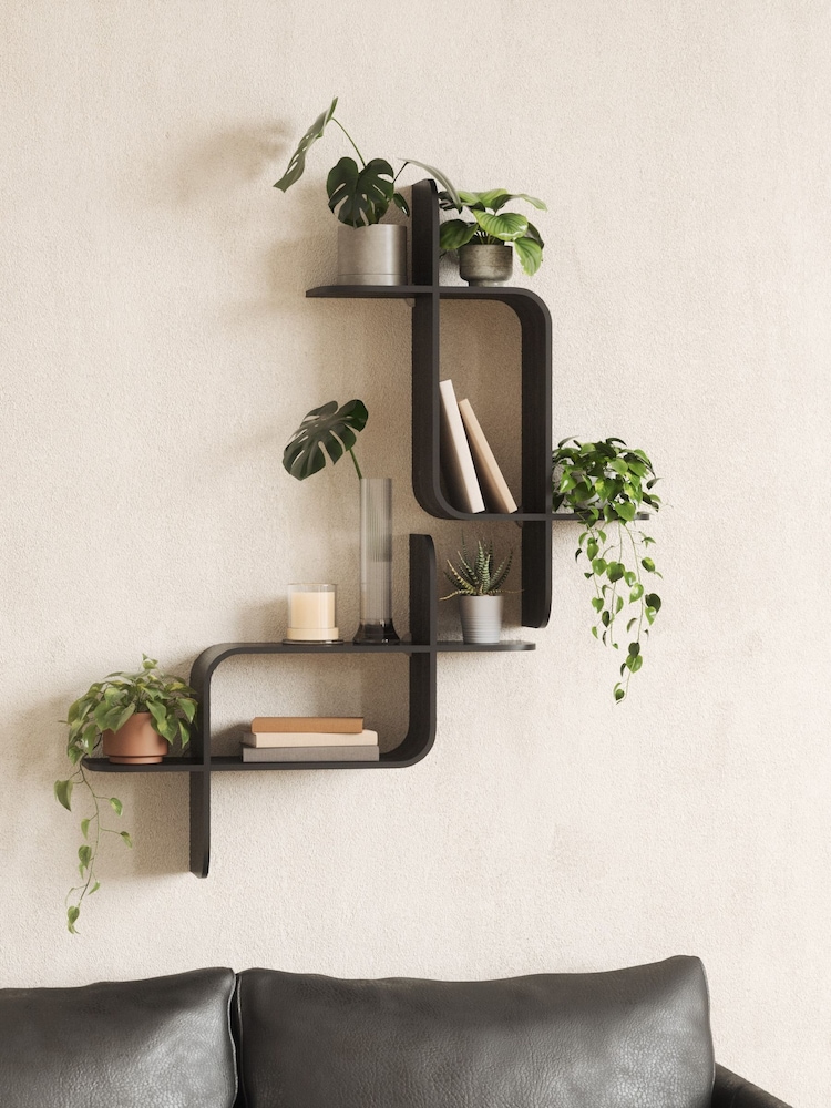 Umbra Black Montage Shelf - Image 1 of 5