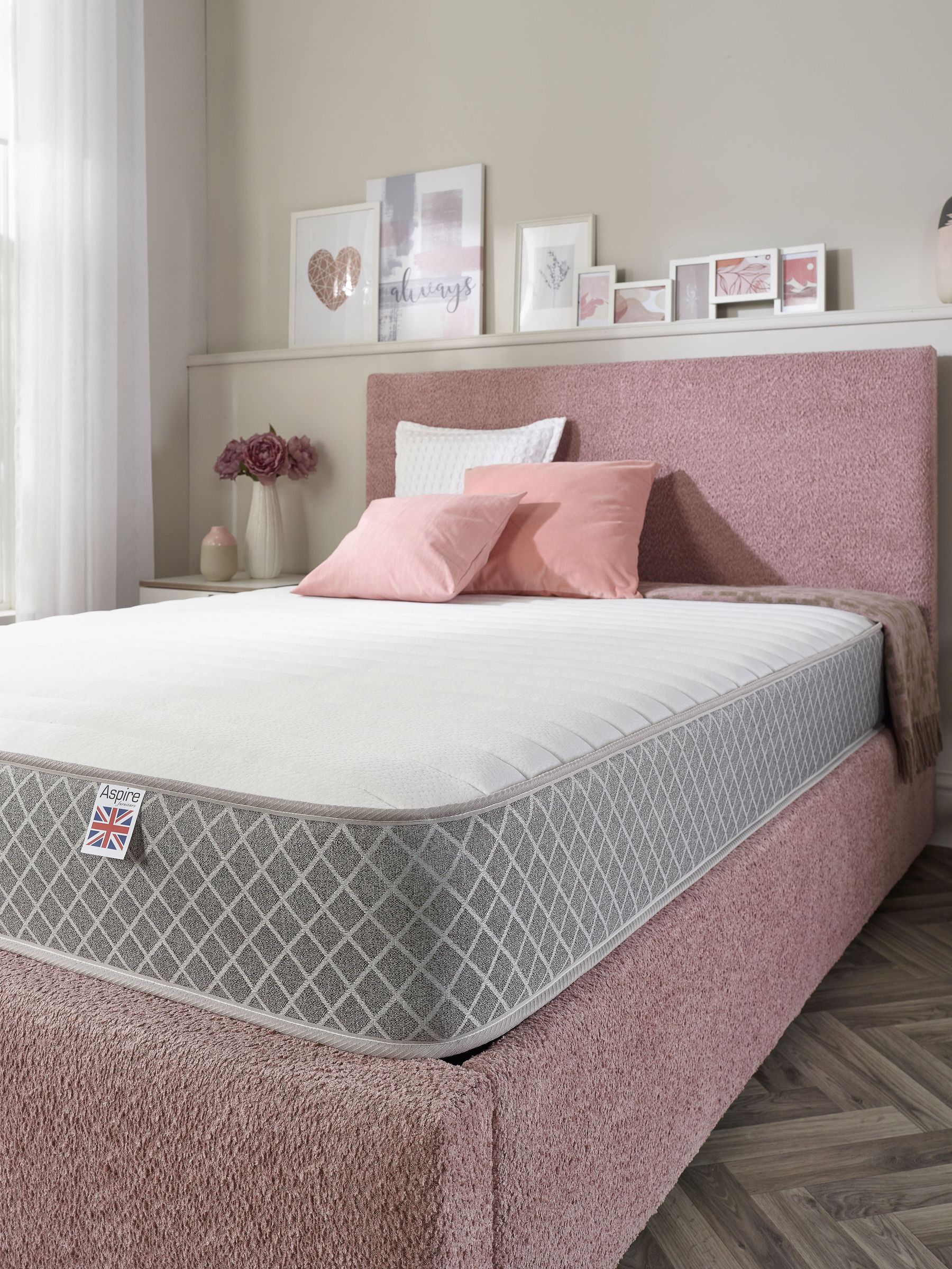 Aspire Beds - Hybrid Eco Foam Mattress - Small Double - Medium Firmness - 20cm Depth - Image 7