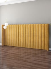 Aspire Furniture Ochre Grandeur Wing Velvet Headboard - Image 2 of 3