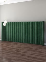 Aspire Furniture Green Grandeur Wing Velvet Headboard - Image 2 of 3
