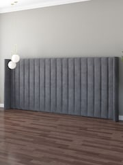 Aspire Furniture Steel Grandeur Wing Velvet Headboard - Image 2 of 3