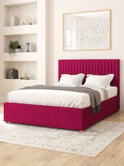 Aspire Furniture Berry Grant Velvet Electric Adjustable Bed With Mattress - Image 4 of 6