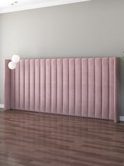 Aspire Furniture Blush Grandeur Wing Velvet Headboard - Image 2 of 3