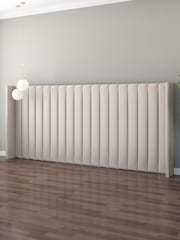 Aspire Furniture Off White Grandeur Wing Eire Linen Headboard - Image 2 of 3
