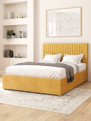 Aspire Furniture Ochre Grant Velvet Electric Adjustable Bed With Mattress - Image 4 of 6