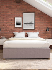 Aspire Furniture Grey Platform Eire Linen End Lift Ottoman Storage Bed - Image 3 of 3