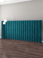 Aspire Furniture Emerald Grandeur Wing Velvet Headboard - Image 3 of 3