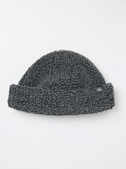 FatFace Charcoal Grey Borg Beanie - Image 1 of 2