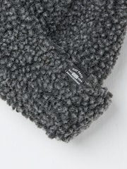 FatFace Charcoal Grey Borg Beanie - Image 2 of 2