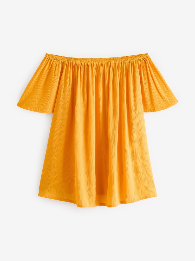 Simply Be Orange Bardot Top - Image 5 of 5