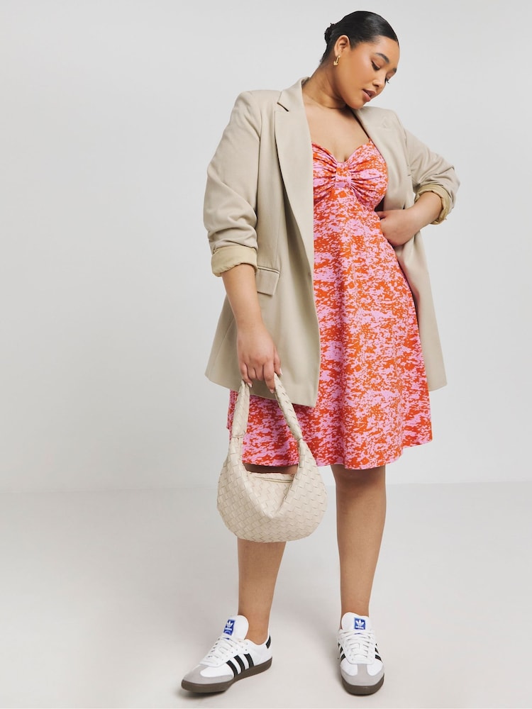 Simply Be Superweiches Skaterkleid mit Knoten vorne - Bild 1 von 4