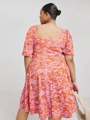 Simply Be Superweiches Skaterkleid mit Knoten vorne - Bild 4 von 4