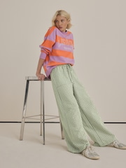 Verde - Pantalones a cuadros sin cierres - Imagen 4 de 7