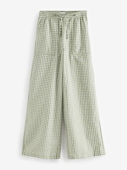Verde - Pantalones a cuadros sin cierres - Imagen 5 de 7