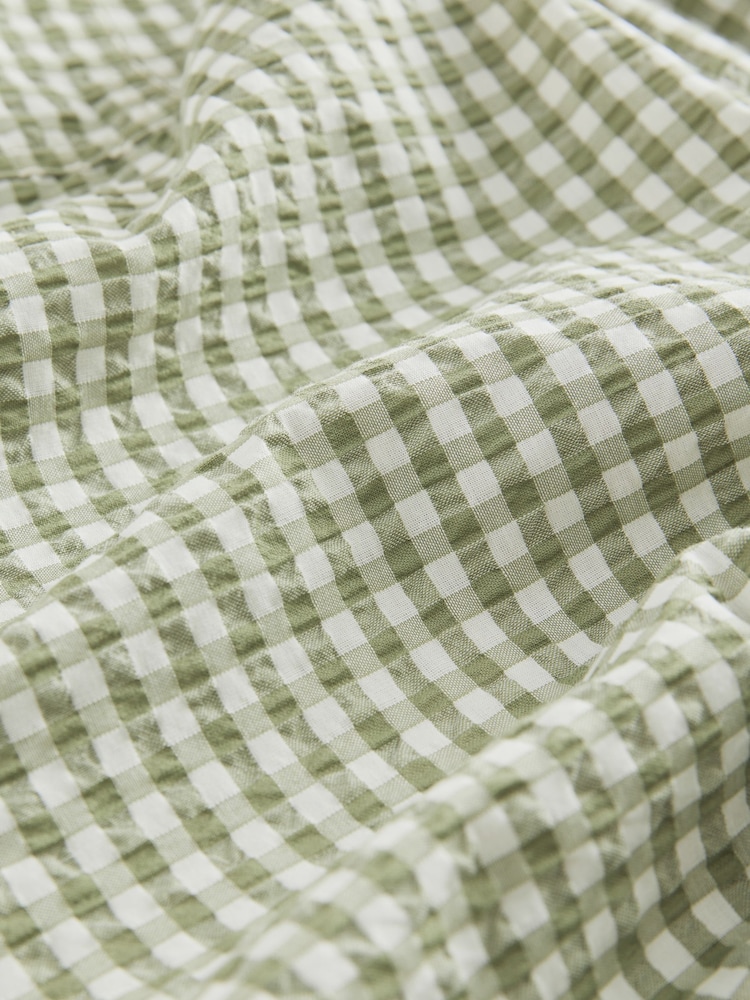 Verde - Pantalones a cuadros sin cierres - Imagen 7 de 7