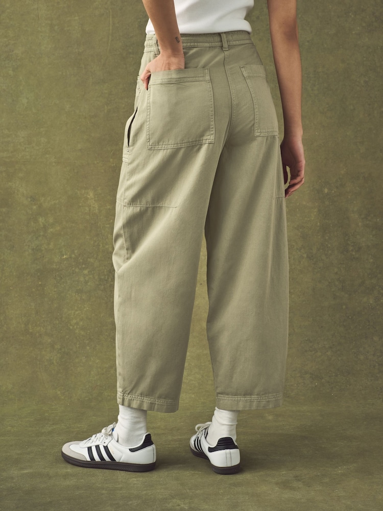 Khaki Green Cargo Trousers - Image 3 of 7