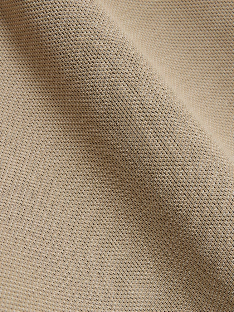 River Island Natural Stone Slim Fit Textured Smart Joggers - Image 3 of 3