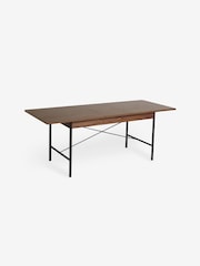 MADE.COM Dark Walnut Effect Blaze 6 To 8 Seater Rectangular Dining Table - Image 6 of 6