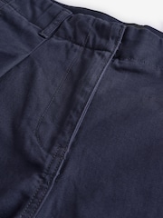 Bleumarin - 100% Cotton Croială tip balon Pantaloni chino Pantaloni - Image 7 of 8