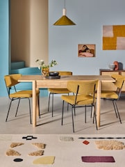 MADE.COM Oak Effect Pavia 4 to 6 Seater Extending Dining Table - Image 1 of 5