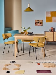 MADE.COM Oak Effect Pavia 4 to 6 Seater Extending Dining Table - Image 2 of 5