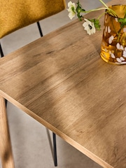 MADE.COM Oak Effect Pavia 4 to 6 Seater Extending Dining Table - Image 4 of 5