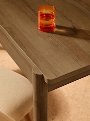 MADE.COM Dark Natural Oak Effect Pavia 6 to 8 Seater Extending Dining Table - Image 4 of 8