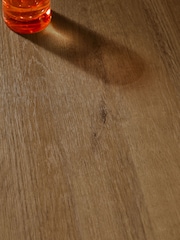 MADE.COM Dark Natural Oak Effect Pavia 6 to 8 Seater Extending Dining Table - Image 5 of 8