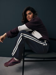 Navy Side Stripe Track Trousers - Image 3 of 7
